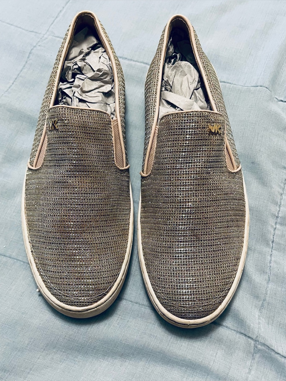 Michael Kors Women’s Metallic Slip-On Sneakers